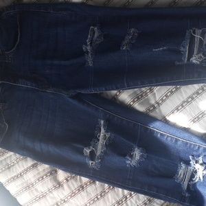 Dark blue skinny jeans